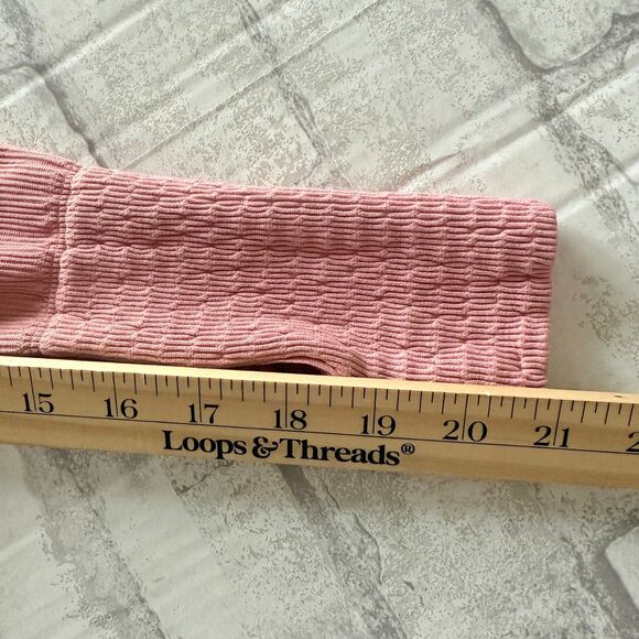 NWT Free People Cut It Out Rose Long Sleeve Stretchy Thumbhole Crop Top Sz XS/S - Picture 7 of 8